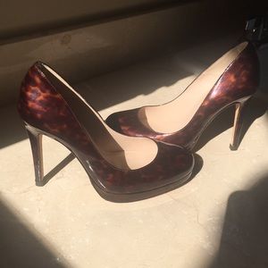 LK Bennet Sledge Pumps Tortoiseshell